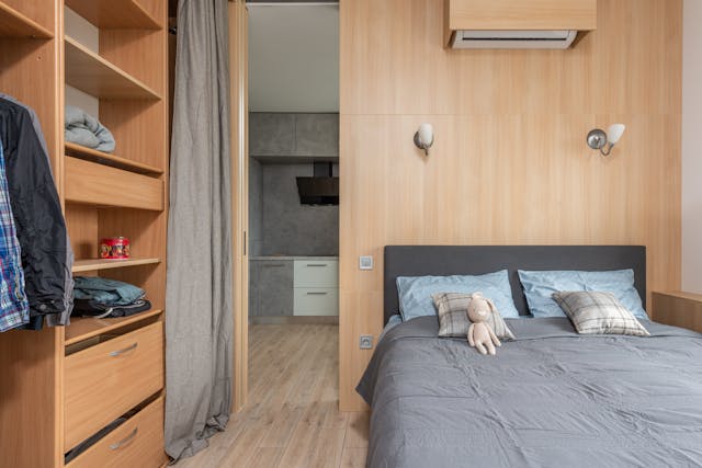 calm minimalist living space natural light