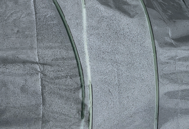 condensation inside plastic cover seed bed cold weather germination