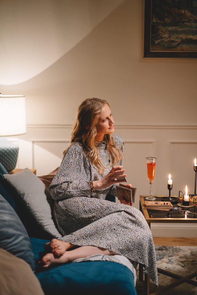  reducing screen time relaxing evening home