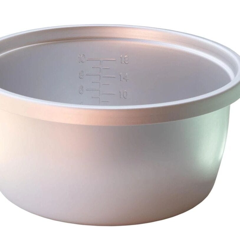 ceramic rice cooker inner pot smooth clean surface