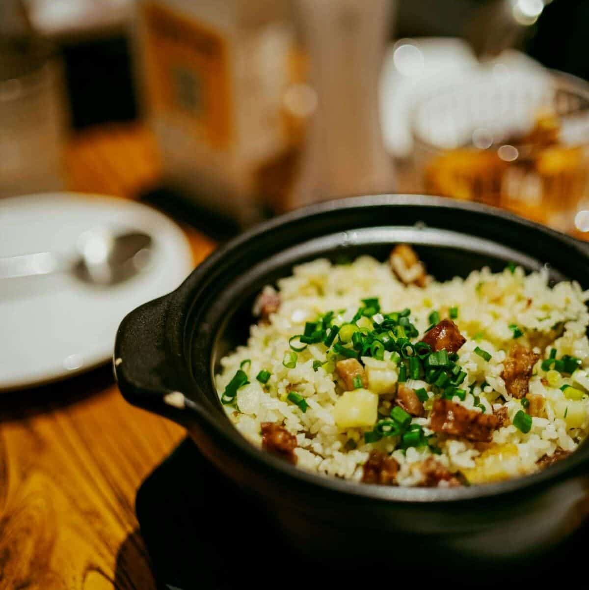 fluffy rice cooked in ceramic rice cooker