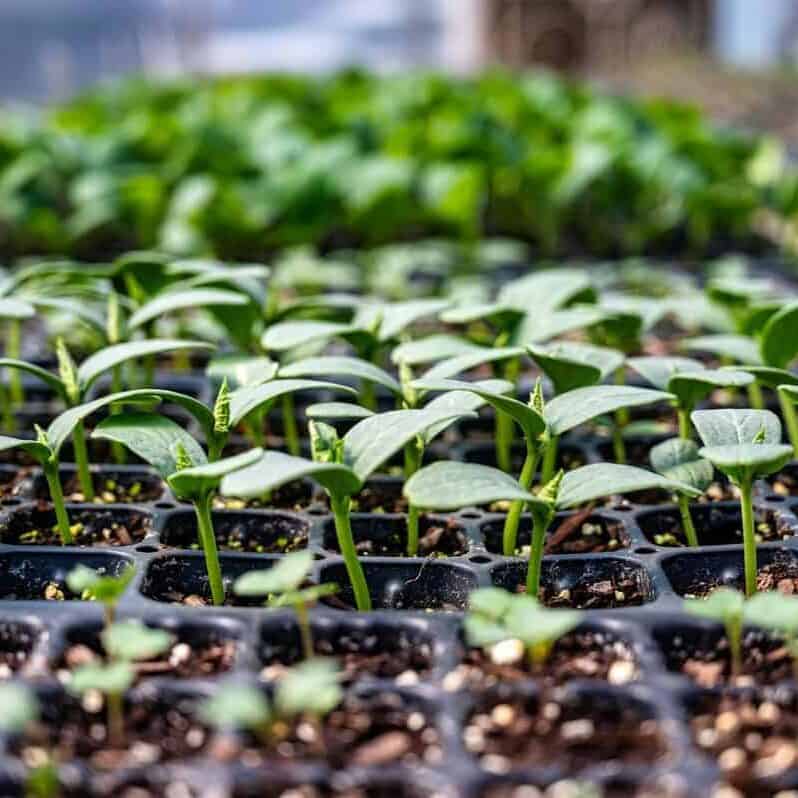 适合大量蔬菜育苗的大型育苗托盘系统